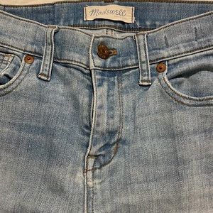 Madewell high rise crop jeans